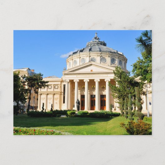 Carte Postale Athénée roumain à Bucarest, Roumanie (Devant)
