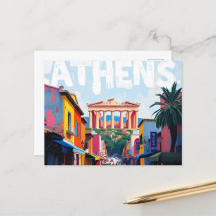 Carte Postale Athènes