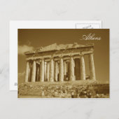 Carte Postale Athènes, Athènes (Devant / Derrière)