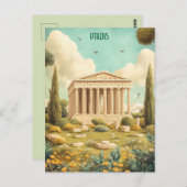 Carte Postale Athènes Grèce (Devant / Derrière)