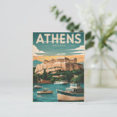 Carte Postale athènes grèce (Debout devant)