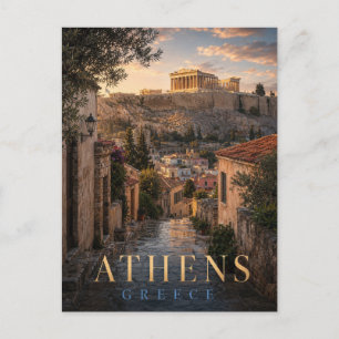 Carte Postale Athènes Grèce Acropole REALMS