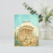 Carte Postale Athènes Grèce Voyage (Debout devant)