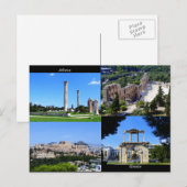 Carte Postale Athènes - la Grèce (Devant / Derrière)