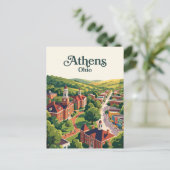 Carte Postale Athènes, Ohio (Debout devant)
