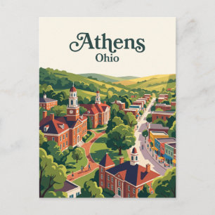 Carte Postale Athènes, Ohio