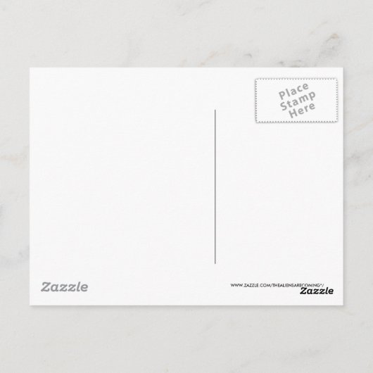 Carte Postale Athiest (Dos)