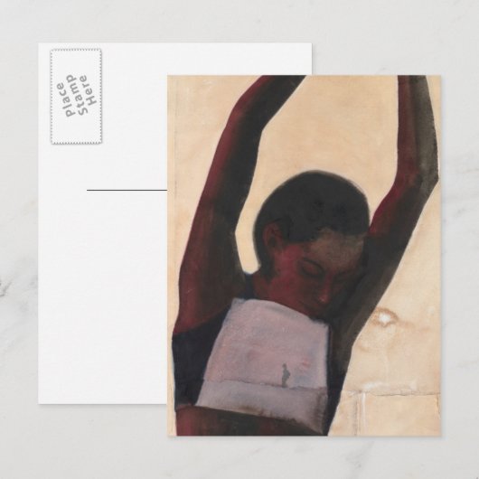 Carte Postale Athlète (Devant / Derrière)