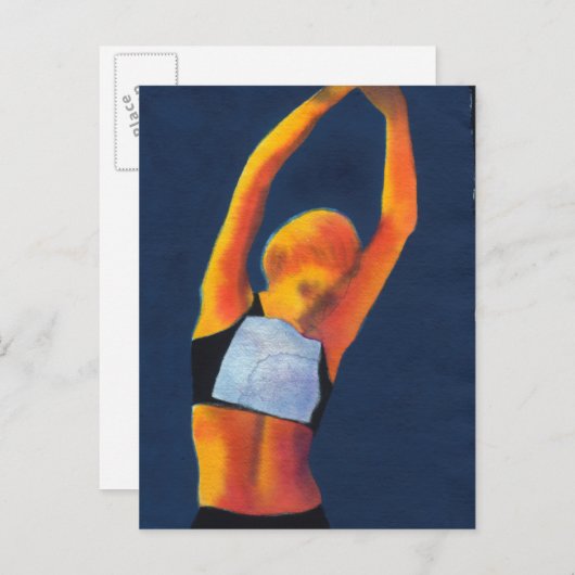 Carte Postale Athlète 2011 (Devant / Derrière)