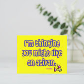 Carte postale Ativan (Debout devant)