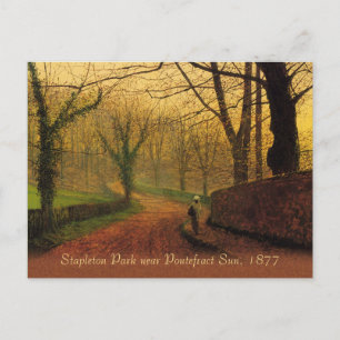 Carte Postale Atkinson Grimshaw Stapleton Park 1877 CC0083
