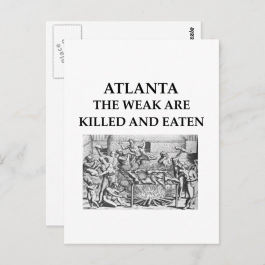 Carte Postale atlanta (Devant / Derrière)