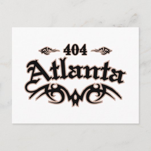 Carte Postale Atlanta 404 (Devant)