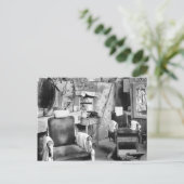 Carte Postale Atlanta Barber Shop, 1936 (Debout devant)