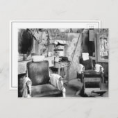 Carte Postale Atlanta Barber Shop, 1936 (Devant / Derrière)