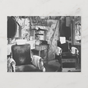 Carte Postale Atlanta Barber Shop, années 30