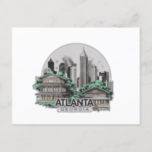 Carte Postale Atlanta City Géorgie USA