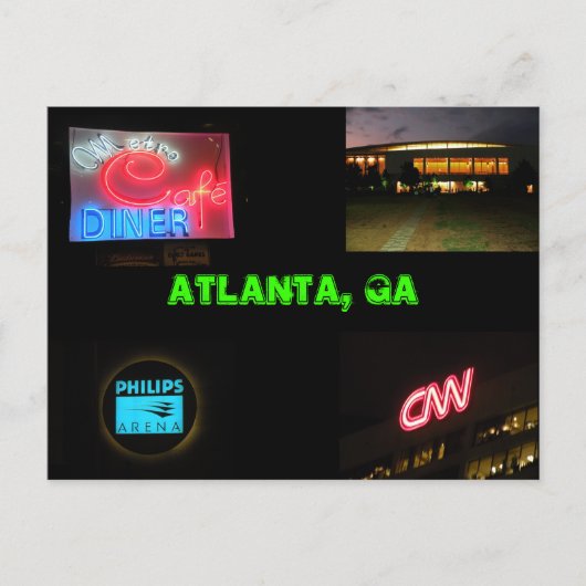 Carte postale Atlanta, GA (Devant)