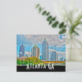 Carte Postale Atlanta GA (Debout devant)