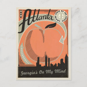 Carte Postale Atlanta, GA - Georgia on my Mind