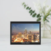 Carte Postale Atlanta, Georgia at Night - Belle Skyline (Debout devant)
