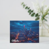 Carte Postale Atlanta Georgia Downtown Skyline (Debout devant)