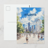 Carte Postale Atlanta Georgia Travel (Devant / Derrière)