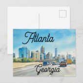 Carte Postale Atlanta Géorgie (Devant / Derrière)