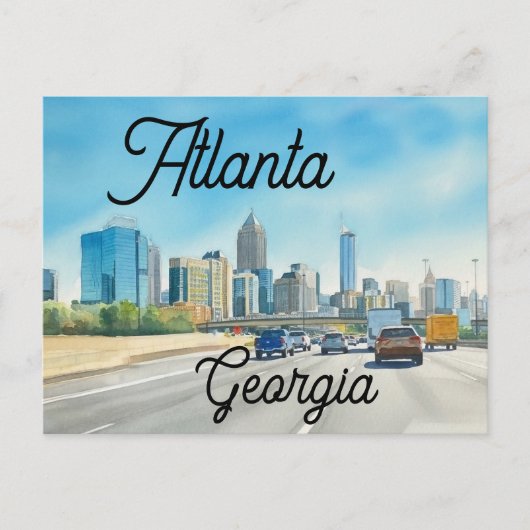 Carte Postale Atlanta Géorgie (Devant)