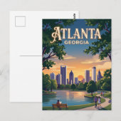 Carte Postale Atlanta Géorgie (Devant / Derrière)