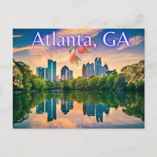 Carte Postale Atlanta, Géorgie (Devant)
