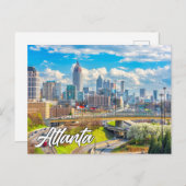 Carte Postale Atlanta, Géorgie, États-Unis (Devant / Derrière)