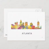 CARTE POSTALE ATLANTA GEORGIE SKYLINE WB1 - (Devant / Derrière)