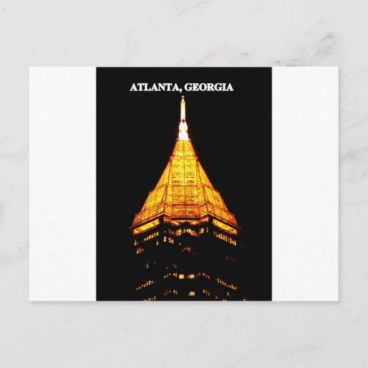 CARTE POSTALE ATLANTA, LA GÉORGIE (Devant)