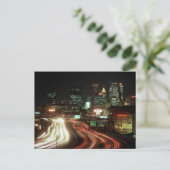 Carte postale Atlanta Night Fulton St Central Ave  (Debout devant)