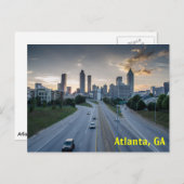 Carte postale Atlanta Skyline (Devant / Derrière)