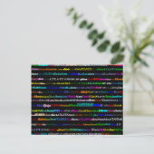 Carte postale Atlanta Text Design I (Debout devant)