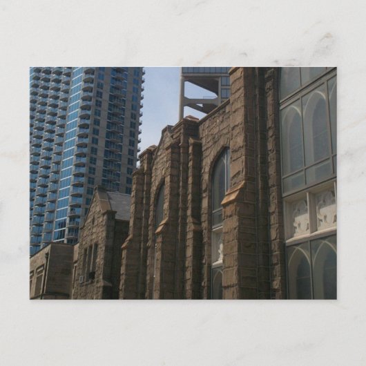 Carte Postale Atlanta vieux contre nouveau (Devant)