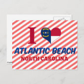 Carte Postale Atlantic Beach, Caroline du Nord (Devant / Derrière)