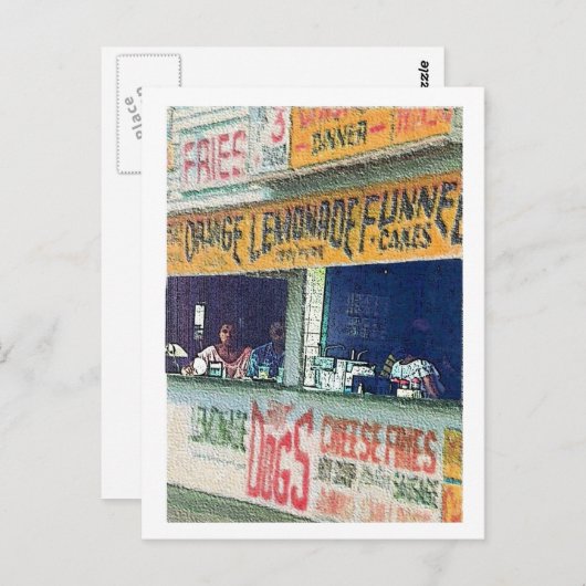 Carte Postale Atlantic City (Devant / Derrière)