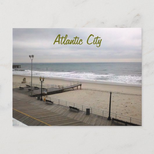 Carte Postale Atlantic City (Devant)