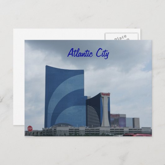 Carte Postale Atlantic City (Devant / Derrière)