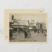 Carte Postale Atlantic City 1922 (Devant / Derrière)