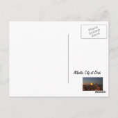 Carte Postale Atlantic City à Dusk (Dos)