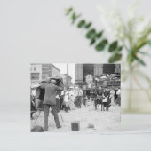 Carte Postale Atlantic City Beach, années 1890 (Debout devant)