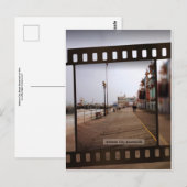 Carte Postale Atlantic City Beach Boardwalk sur film (Devant / Derrière)