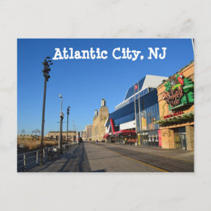 Carte Postale Atlantic City Boardwalk