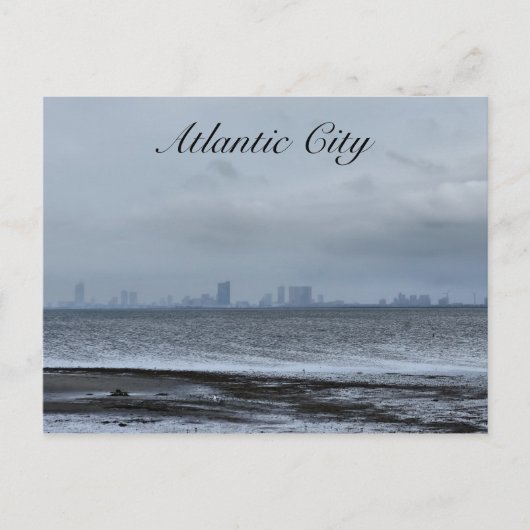 Carte Postale Atlantic City de Afar (Devant)