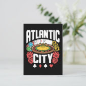 Carte Postale Atlantic City New Jersey Casino Gamme (Debout devant)