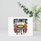 Carte Postale Atlantic City New Jersey Casino Gamme (Debout devant)